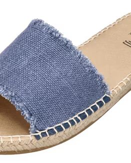 "Espadrij - Plage Linen, dusty blue"