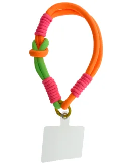Lot 83 - Handyband kurz, neonorange/neongrün/neonpink
