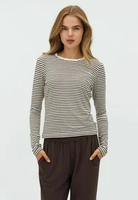 "mbym - Longsleeve Christina-M, java sugar stripe"