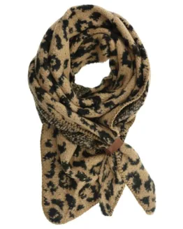 Lot 83 - Schal Nina Leopard, taupe
