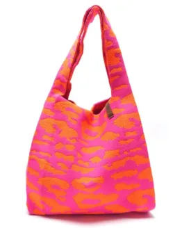 Lot 83 - Tasche Lois 36, pink-orange Leo Plüsch